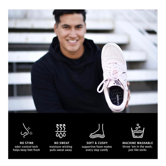 NWT-Flat Socks Unisex Sockless Liner Shoe Insert, Black, Soft, Cushy, No Stink - Picture 7 of 7